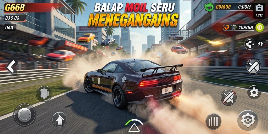 G668 menampilkan aksi balap mobil yang mendebarkan dan grafis yang memukau.