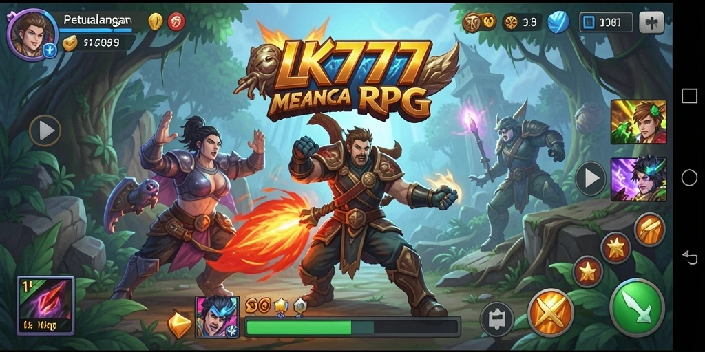 Tampilan gameplay LK777 yang seru dan mendebarkan di dunia RPG.