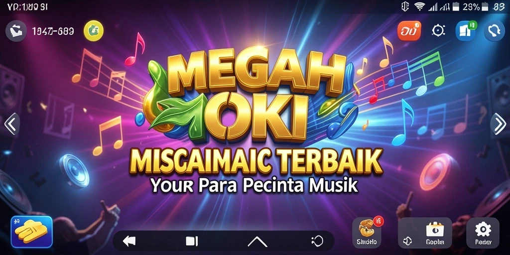 Tampilan gameplay MEGAHOKI yang menarik dan interaktif.