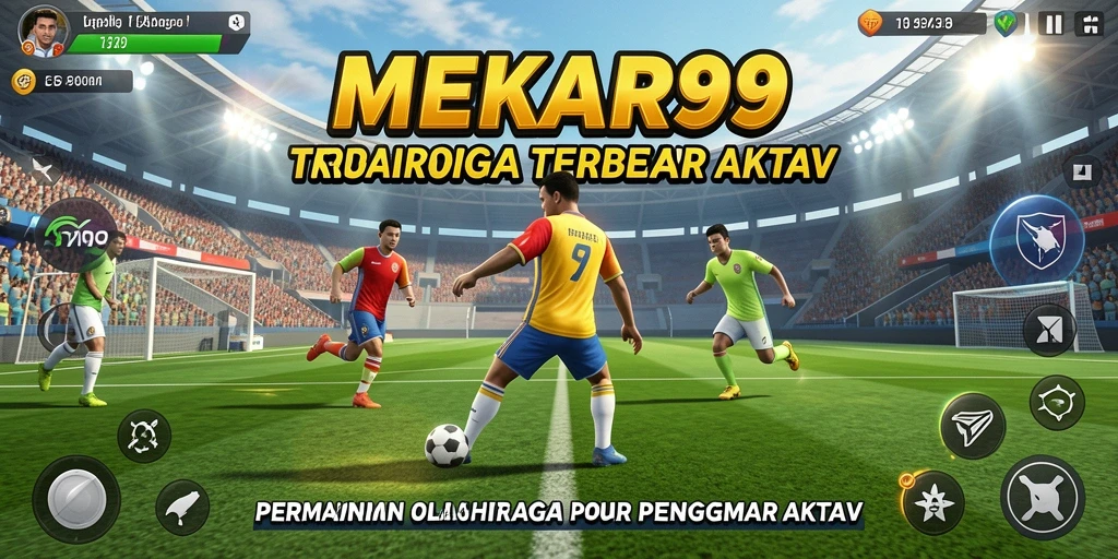 Tampilan gameplay menegangkan di <strong>MEKAR99</strong> dengan aksi olahraga yang menawan.