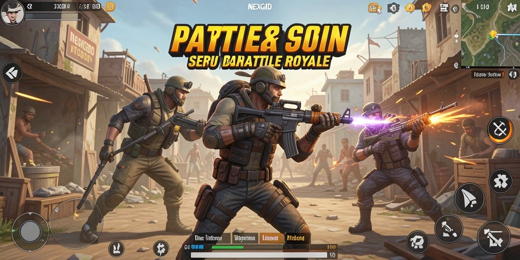 Tangkapan layar menampilkan aksi seru dalam gameplay NEXGID.