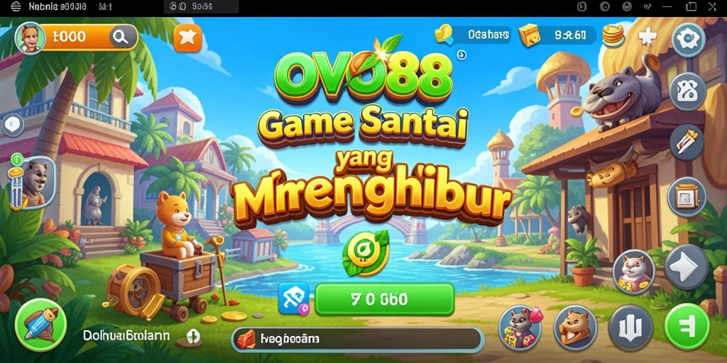 Screenshot gameplay OVO88 menampilkan keseruan bermain Casual.